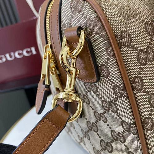 Gucci GG Canvas Web Boston Bag / Top Handle Bag